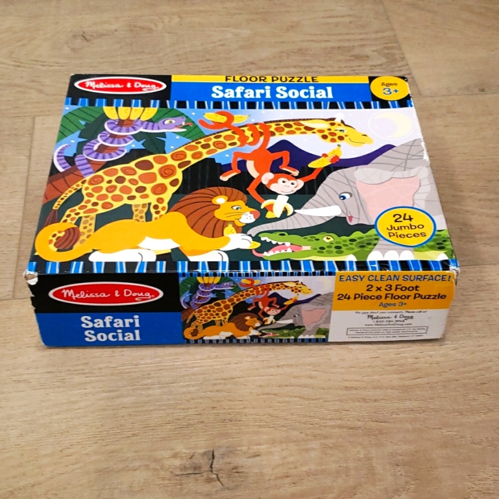 Melissa and doug safari floor puzzle